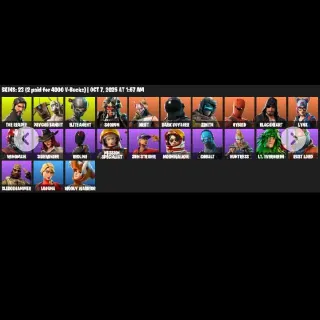 RARE OG Fortnite Account | Take The L | The Reaper | Elite Agent | Best Mates | Psycho Bandit