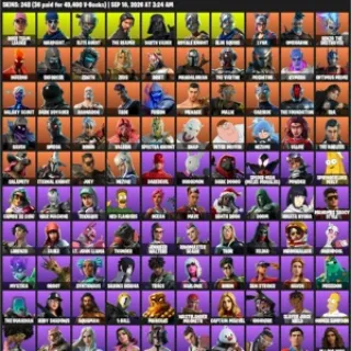 🔥 Fortnite OG Account - DC + marvel