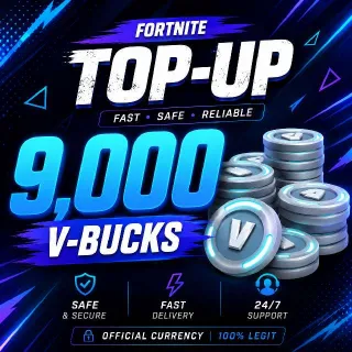 9000 Vbucks Direct Topup - V-Bucks