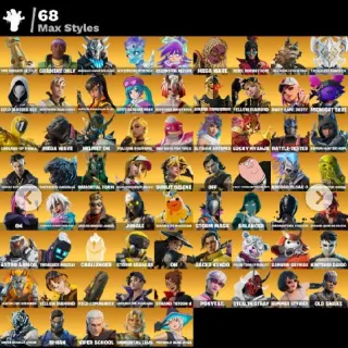 141 skins ✦ Spider-Man ✦ Darth Vader ✦ Ahsoka Tano ✦ Solid Snake ✦ 400 VB