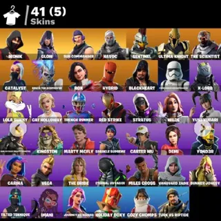 🔥 Fortnite OG  Account - 41 Skins | IKONIK + Glow 💎