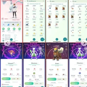 🔥 Pokemon Go Account - SHUNDO MESPRIT🌟HUNDO RESHIRAM🌟SHINY MEGA MEWTWO Y 2X SPECIAL BG🌟SHINY ENTEI🌟MANY LEGENDARY