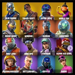 🔥 Fortnite OG Account - 16 Skins ⭐️ Travis Scot + take the L