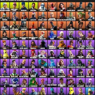 🔥 Fortnite Account - 126 Skins