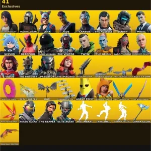🔥 Fortnite OG Account - 113 skins | Take The L | The Reaper