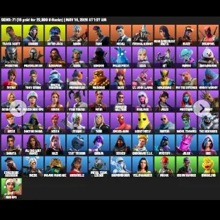 71 Skins | Travis Scott