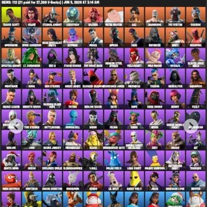 🔥 Fortnite OG Account - 112 skins Travis Scott