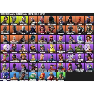 Fortnite Account - 67 Skins | The Reaper
