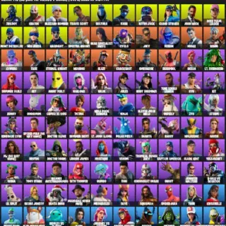 🔥 Fortnite OG Account - 110 Skins | Travis Scott | Leviathan Axe | OG STW | Neo Versa
