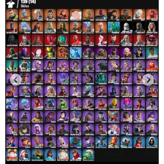 Fortnite Account - 【139 SKINS】 SPIDER-MAN (PC/XBOX)