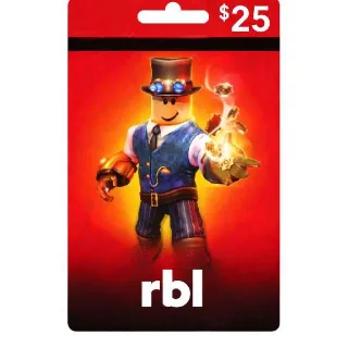 $25 Gift Card 25 usd RBL (Auto Delivery)