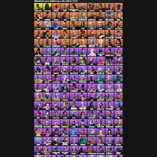 🔥 Fortnite Stacked - 304 skins | Travis Scott