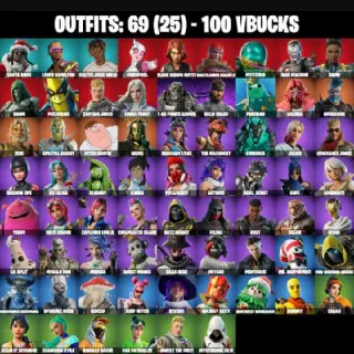🔥 Fortnite OG Account - 69 SKINS❤️HADES❤️KATALINA❤️BLACK WIDOW OUTFIT ❤️