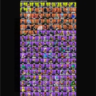 🔥 Fortnite OG Account - changeable email 194 skins black knight