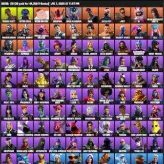 🔥 Fortnite OG Account - 119 Skins | Travis Scott + Leviathan Axe