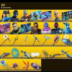 🔥 Fortnite OG Account - 89 Skins | Omegarok | Cloud Striker | Fixer