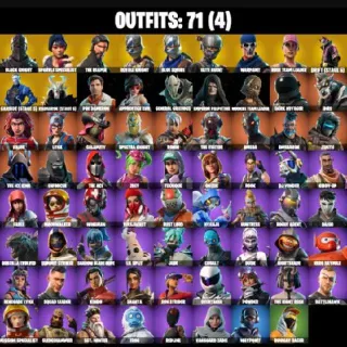 🔥 Fortnite OG Account - 71 Skins🌺 Black Knight, The Reaper, OG STW, Mako, Floss, Take The L, Blacks Shield