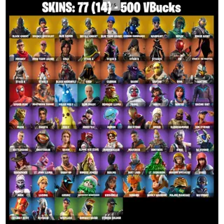 🔥 Fortnite OG Account - 77 🧥 | Black Knight