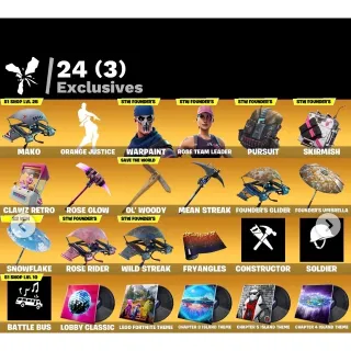 5 Skins  OG STW Deluxe Edition - Fortnite ✅🔥