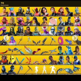🔥 Fortnite OG Account - 191 skins | Leviathan Axe | Travis Scott | Lara Croft
