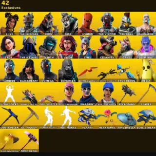 🔥 Fortnite Account - 89 skins | OG STW | Omega | Reaper Axe | Rose Team Leader | Warpaint | Blue Team Leader