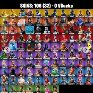 🔥 Fortnite Stacked - 106 Skins + OG Stw + Gold Midas