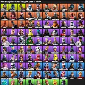 🔥 Fortnite OG Account - 98 Skins | Take The L | Travis Scott