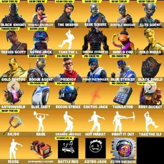 🌟BLACK KNIGHT🌟 122 SKINS 🔥TRAVIS SCOTT🔥 🔥ASTRO JACK🔥 EMAIL CHANGEABLE