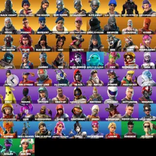 74 skins | Black Knight + OG STW