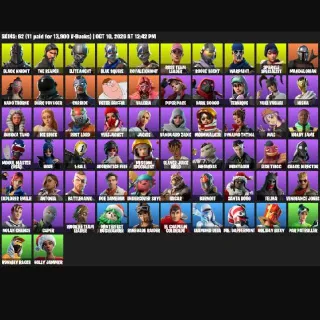 🔥 Fortnite OG Account - 62 Skins | Black Knight | Renegade Raider | Elite Agent | Take The L | OG STW