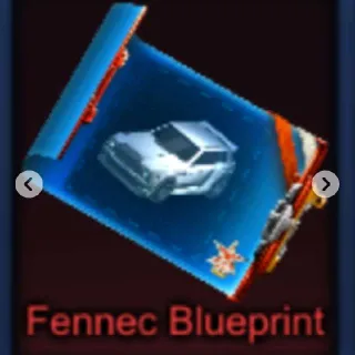 Rocket League ✨Fennec Blueprint ✨ Plat 2v2