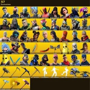 🔥 Fortnite OG Account - 132 skins | IKONIK 💎
