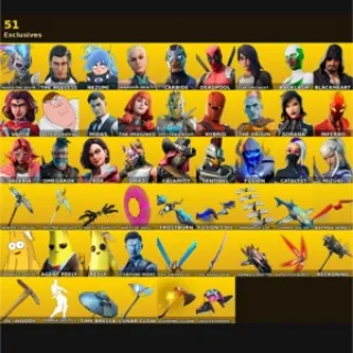 🔥 Fortnite Stacked Account - 190 skins | Omegarok