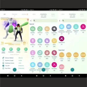 🔥 Pokemon Go Account - LVL 70 - 364X LEGENDS - 246X SHINY - 19X HUNDO - 18 SHINY LEGENDS, MEGA MEWTWO