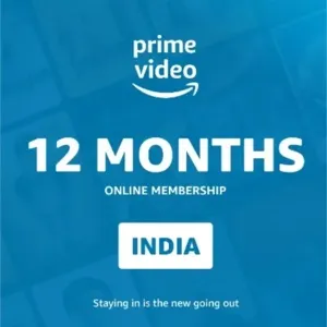 Amazon Prime Video 12 Month Gift Card | India
