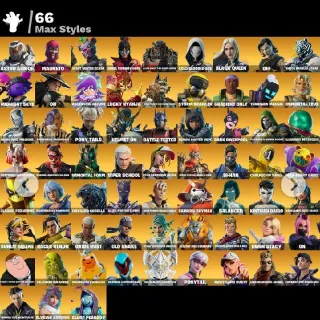 108 skins | Darth Vader ✴️ Ahsoka Tano ✴️ Solid Snake ✴️ Optimus Prime