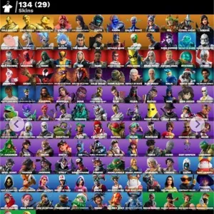 🔥 Fortnite OG Account - 134 skins | Gold Midas | Jules