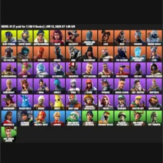 🔥 Fortnite OG Account - 61 skins Take the L
