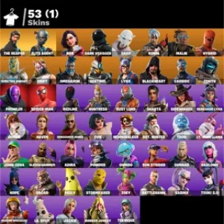 🔥 Fortnite Account - 53 skins🔥The Reaper🔥Elite Agent🔥Take The L🔥1400 VB