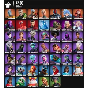 Fortnite Account | Spider-Man + Geralt + Aura + Crystal | Full Access | Instant Delivery