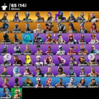 🔥 Fortnite OG Account - 65 skins 🔥 Travis Scott🔥 Glow 🔥 Take The L 🔥 Strong Guard 🔥