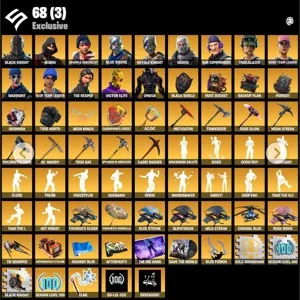🔥 Fortnite OG Account - 284 SKINS | OG STW | BLACK KNIGHT | IKONIK
