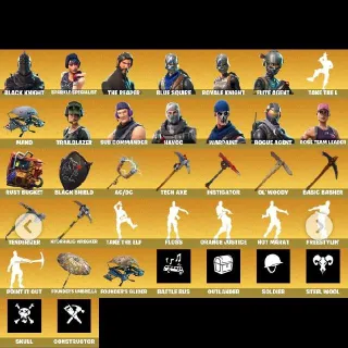 🔥 Fortnite OG Account - 82 skins🛸Black Knight🛸The Reaper🛸OG STW🛸