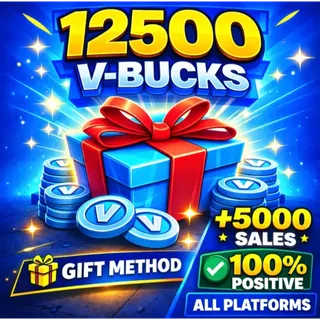 12500 vbucks gift method