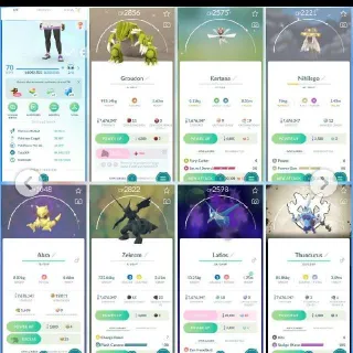 🔥 Pokemon Go Account - Level 70 | 339 Shiny | 87 Legendary