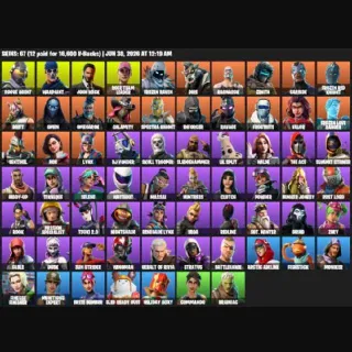 🔥 Fortnite Account - 67 Skins | Take The L