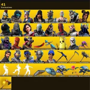 🔥 Fortnite OG Account -  66 skins | Take The L | The Reaper | Elite Agent | Reaper Axe | Rogue Agent | Blue Striker 