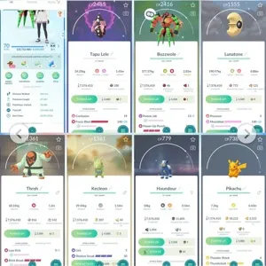 🔥 Pokemon Go Account - 70 LEVEL ACCOUNT ⚜ 79 Legendary 🐉 107 SHINIES✨