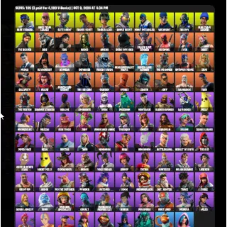 🔥 Fortnite OG Account - 109 skins Travis Scott I Take the L I Trailblazer I The Reaper
