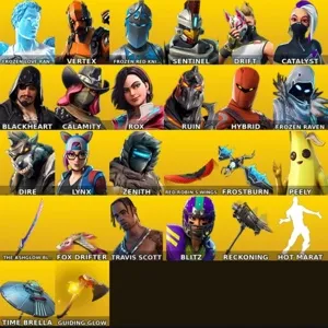 🔥 Fortnite OG Account - 50 skins | Travis Scott